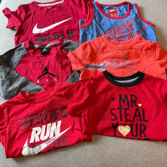 bundle of 6 kids shirts 2T/3T - Picture 1 of 11